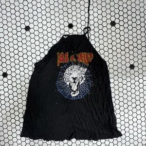 Pink bud Los Angeles graphic tank size large